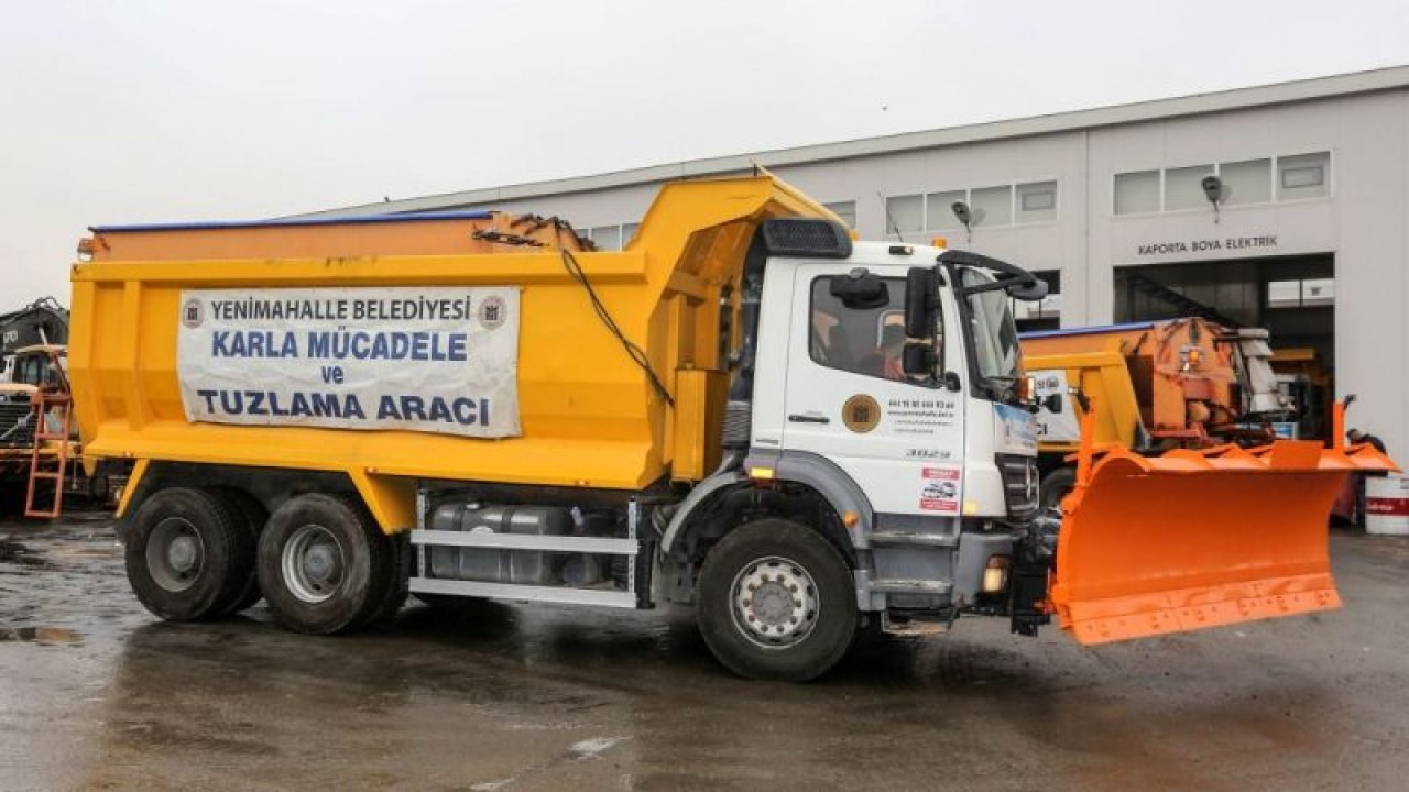 Yenimahalle’nin araçları kışa hazır