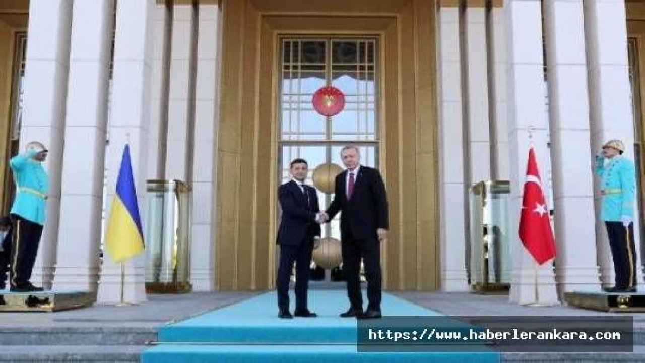 Cumhurbaşkanı Erdoğan, Ukrayna Cumhurbaşkanı Vladimir Zelenskiy ile görüştü