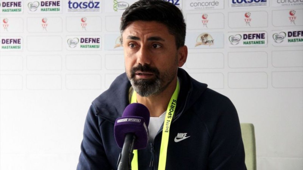 Maçın ardından Hatayspor Teknik Direktörü Bayram Toysal