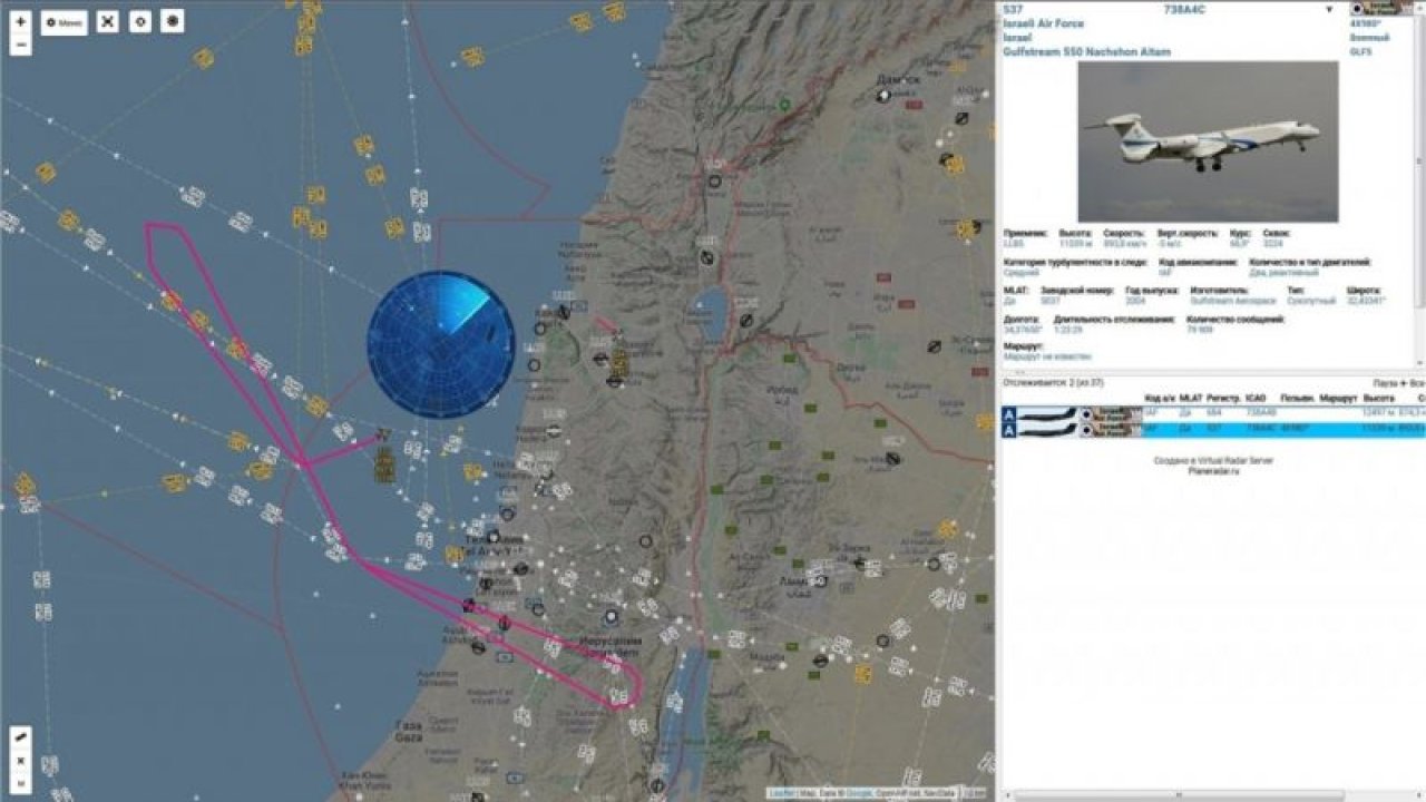 İsrail gözlem uçakları Rusya’ya ait askeri üsleri gözetledi