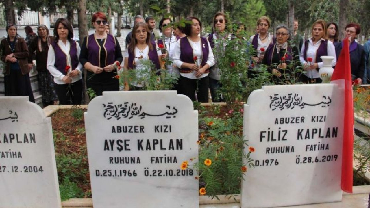 Türk Üniversiteli Kadınlar Derneği katledilen kadınları mezarları başında andılar