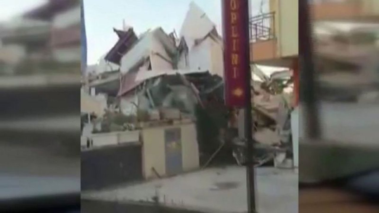 Arnavutluk’taki depremde Türklerin kaldığı 7 katlı otel çöktü