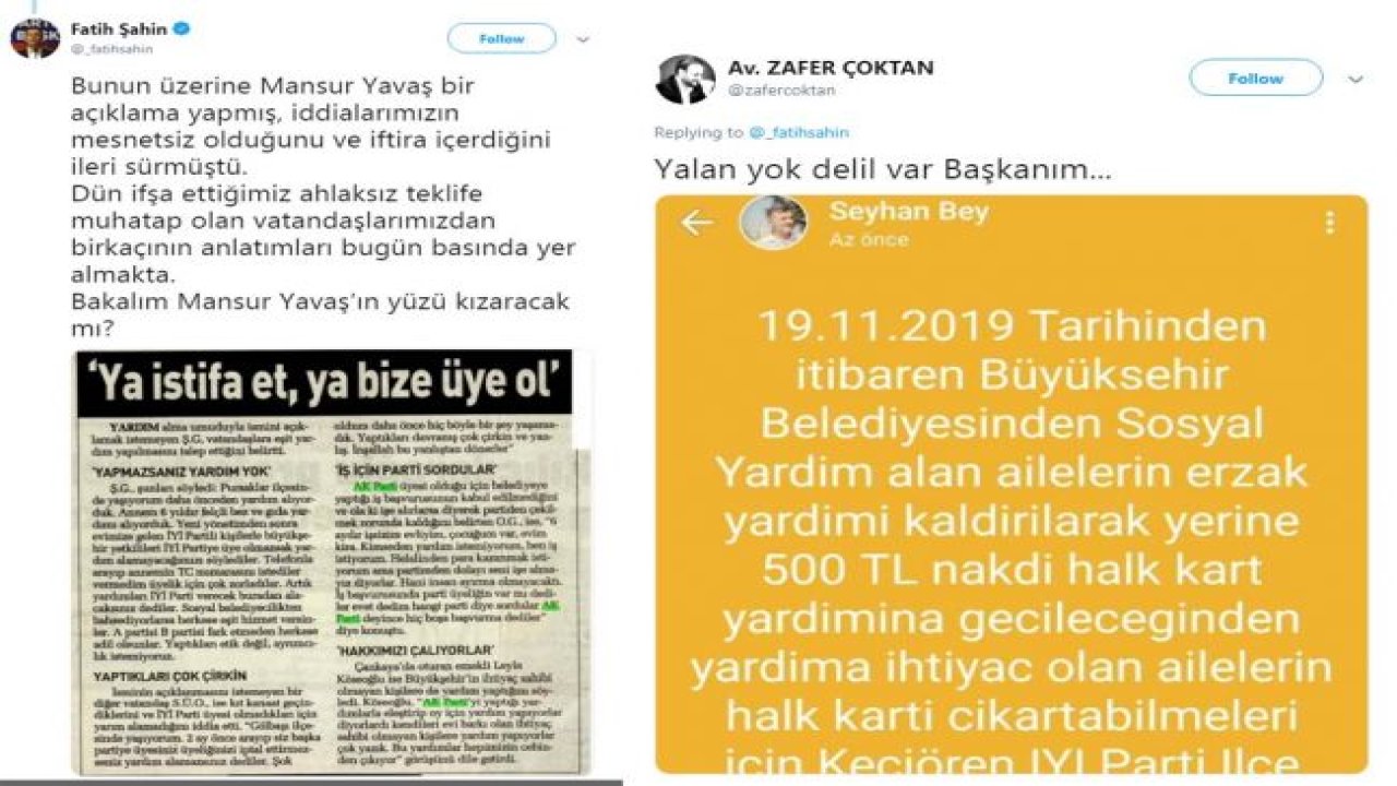 AK Parti Mansur Yavaş'ı İfşa Etti: "Bakalım Yüzü Kızaracak mı?"