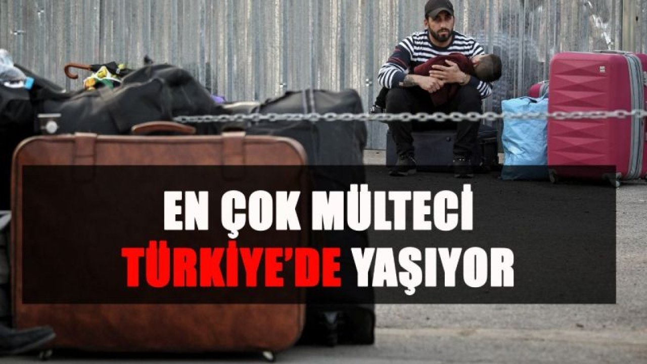 En çok mülteci Türkiye'de yaşıyor