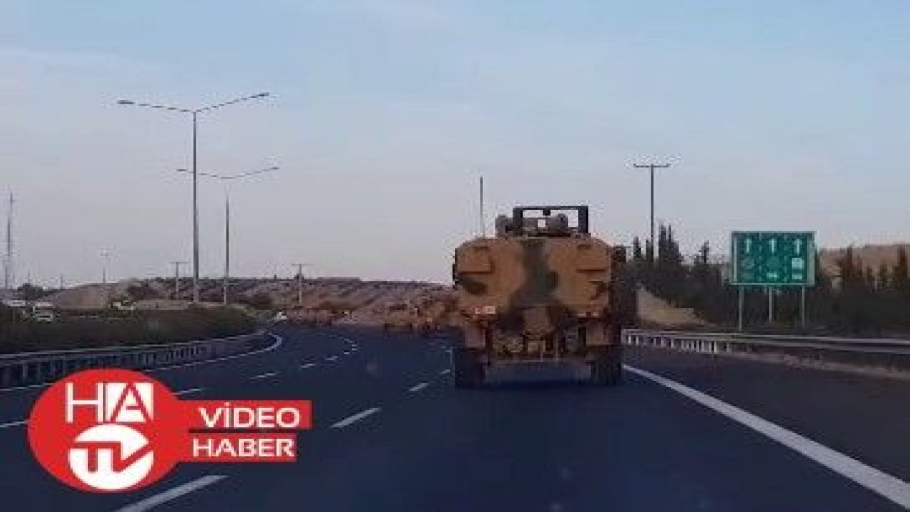Suriye sınırına askeri sevkıyatlar sürüyor