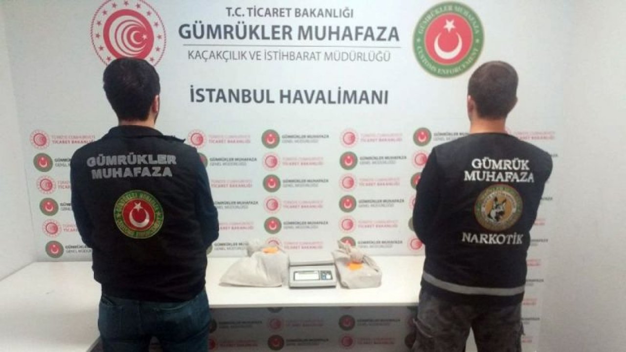 İstanbul Havalimanı’nda 4,6 kilogram kokain ele geçirildi