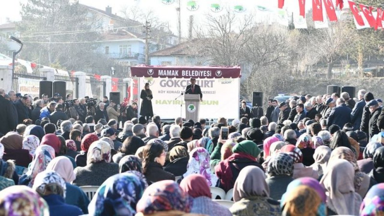 Mamaklılar ilk köy konağına kavuştu