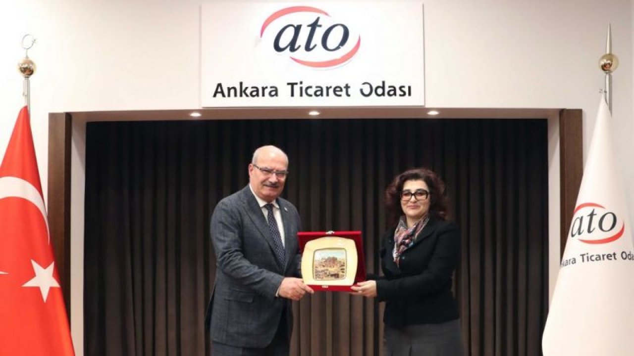 Azerbaycan Ekonomi Bakan Yardımcısı ATO’yu ziyaret etti