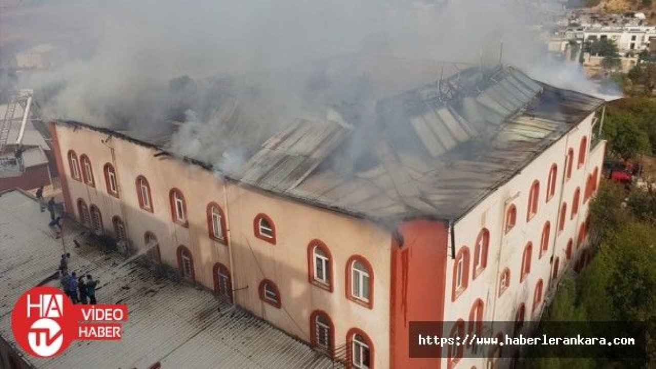 Siirt'te Kuran kursu binasında yangın
