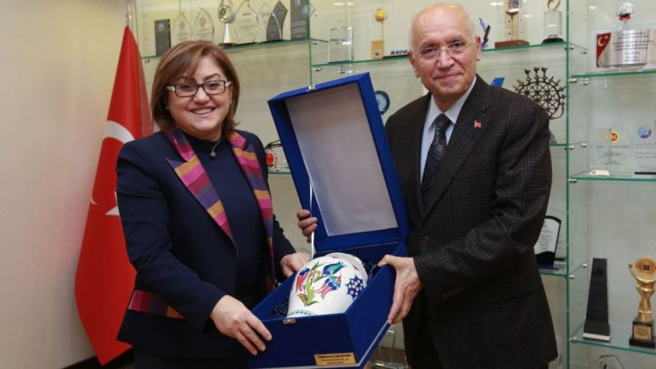 Fatma Şahin, Başkan Yaşar'ı ziyaret etti