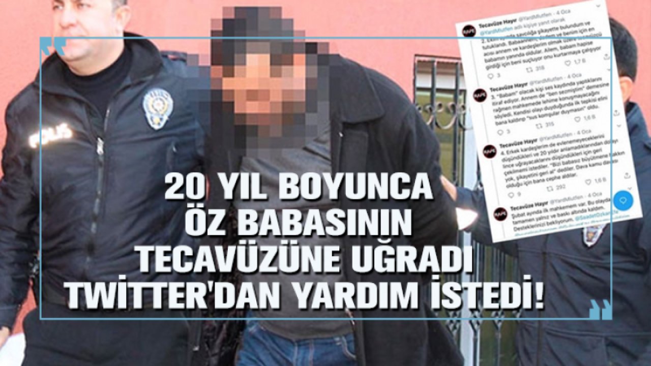 20 Yıl Boyunca Öz Babasının Tecavüzüne Uğradı: Kan Donduran Olay!