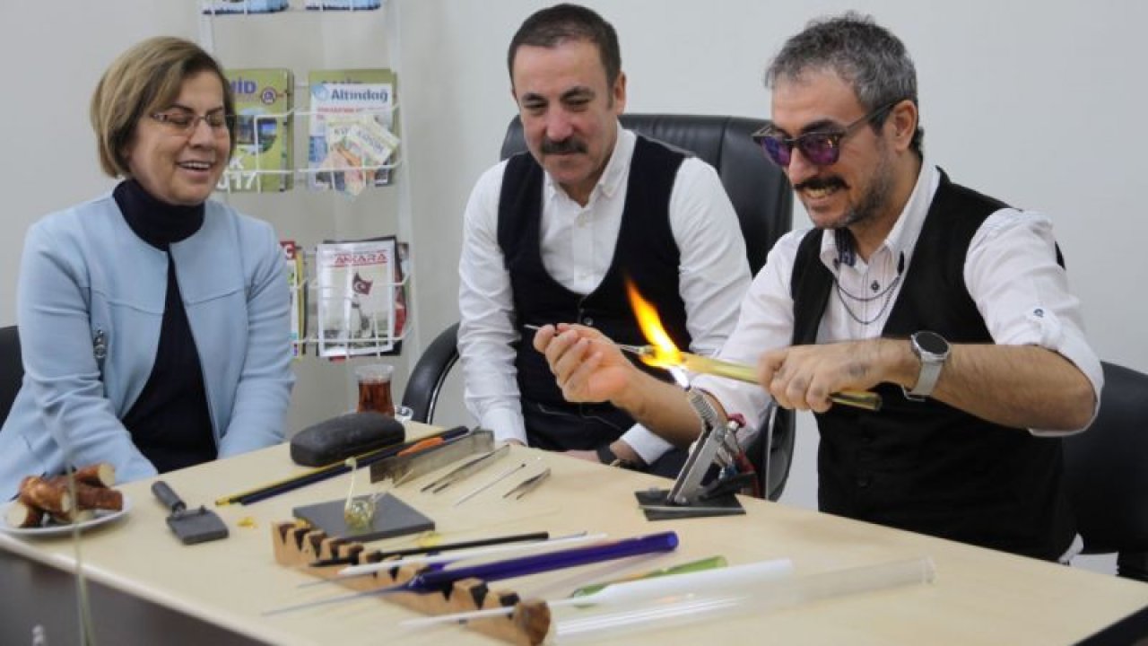 Ankaralılar Derneği cam üfleme sanatını yaşatıyor