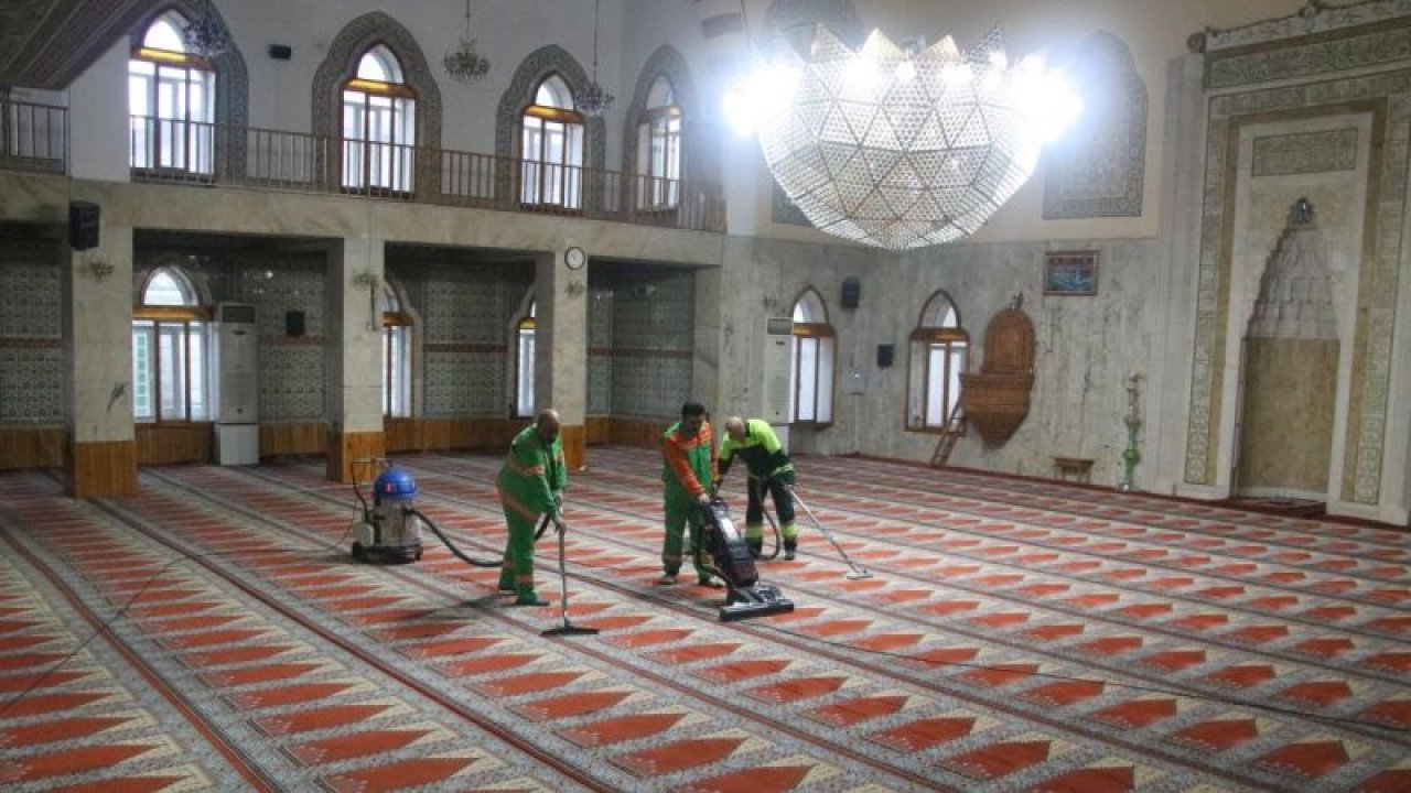 Çankaya’da camiler temizleniyor