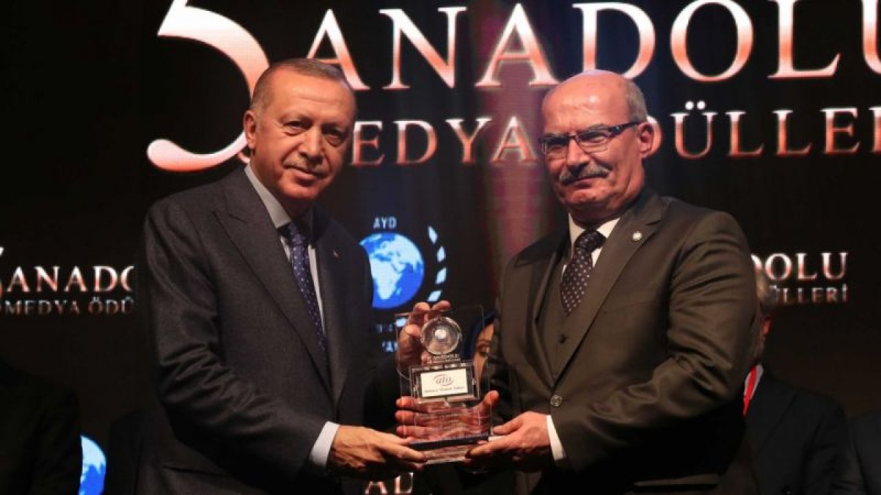 ATO Başkanı Baran, ödülünü Erdoğan’dan aldı