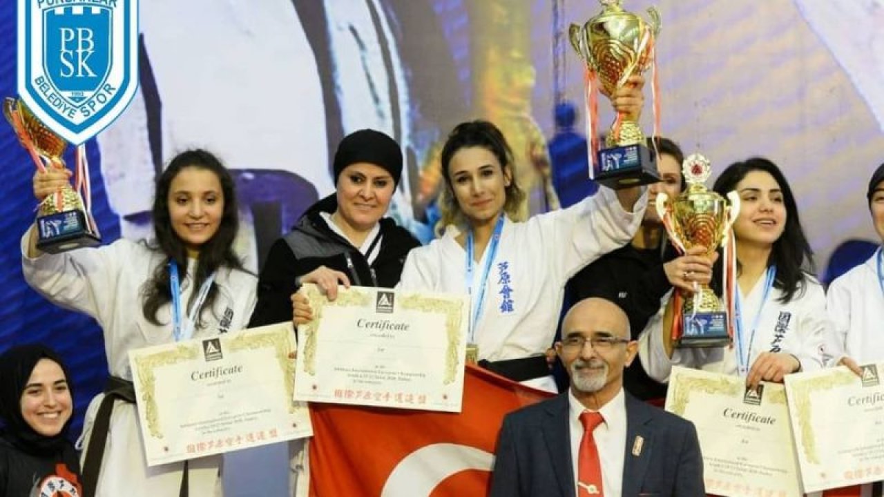 Pursaklar Belediye SK sporcuları ilk kez Avrupa şampiyonu oldu