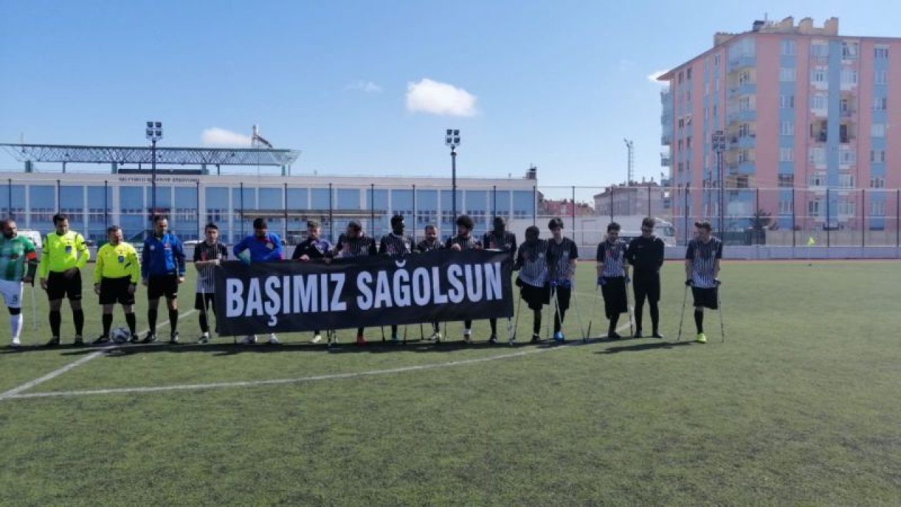 Etimesgut Belediyesi Ampute Takımı Konya'ya gol yağdırdı