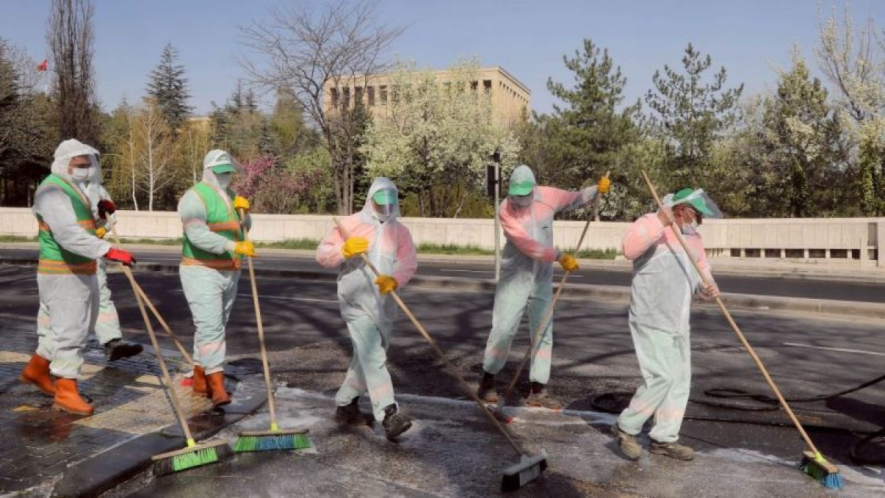 Çankaya'da dezenfekte çalışmaları devam ediyor