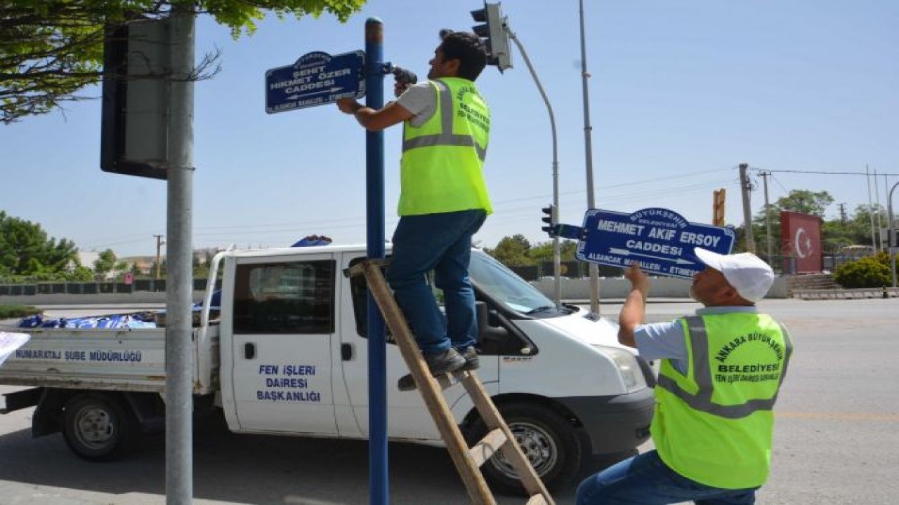 Başkent'te Numarataj Ekipleri Sahada