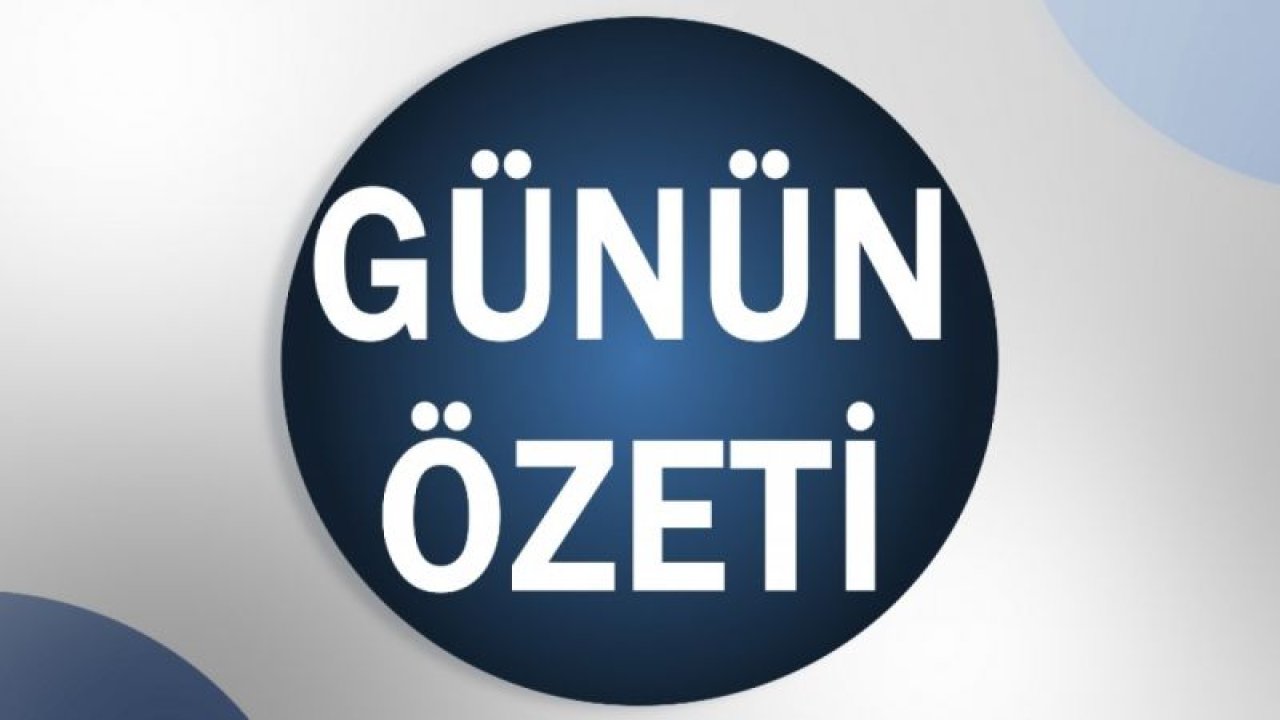 Günün Özeti Haberleri - 24 Nisan 2020