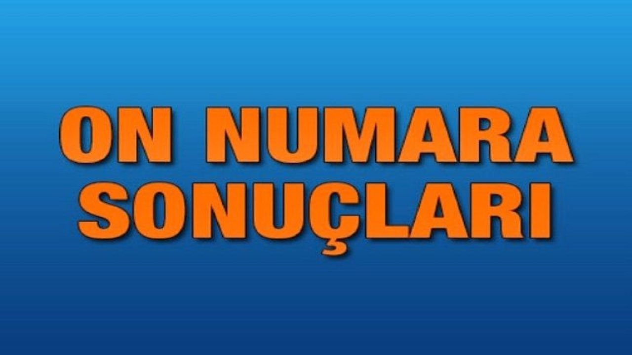 On Numara çekildi - 925 Hafta 27 Nisan 2020 Rakamları