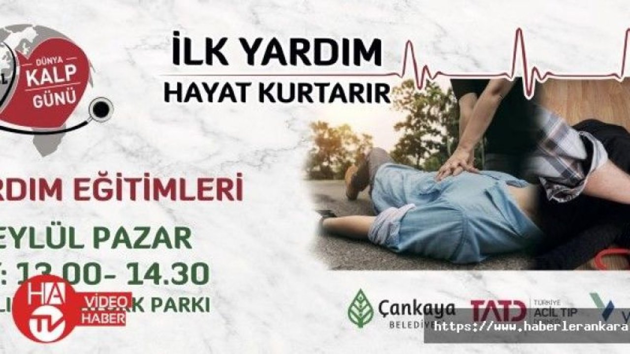 Ankara'da ilk yardım eğitimi düzenleniyor