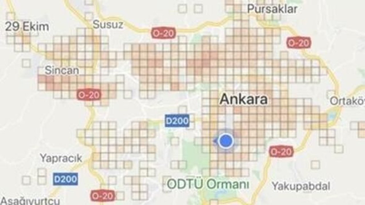 Ankara'da O ilçelerde dikkat çeken yoğunluk! İşte İlçe ve mahalleye göre riskli bölgeler