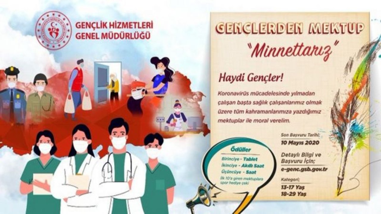 Gençlerden korona virüs kahramanlarına mektup: “Minnettarız”