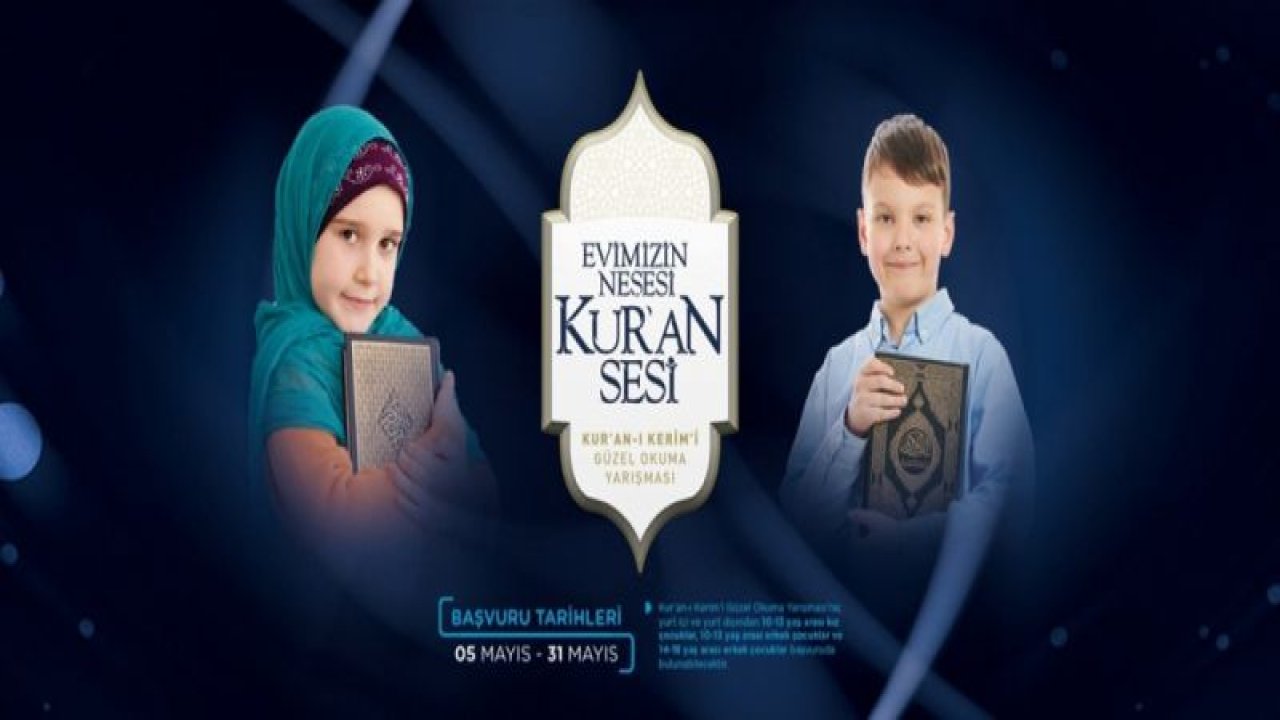 Diyanet’ten çocuklar için “Kur’an-ı Kerim’i Güzel Okuma Yarışması”