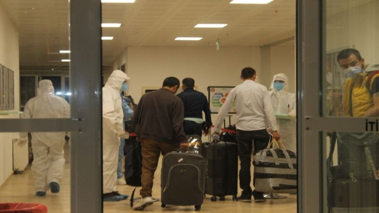 Kuveyt’ten gelen 276 Türk vatandaşı Ankara Esenboğa Havalimanı’na getirildi