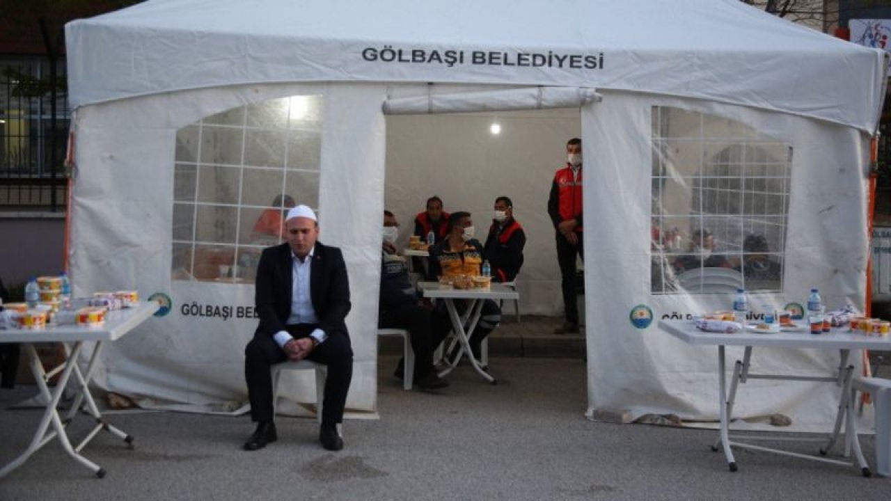 Ankara Gölbaşı Belediyesi Kredi Yurtlar Kurumunda iftar açtı