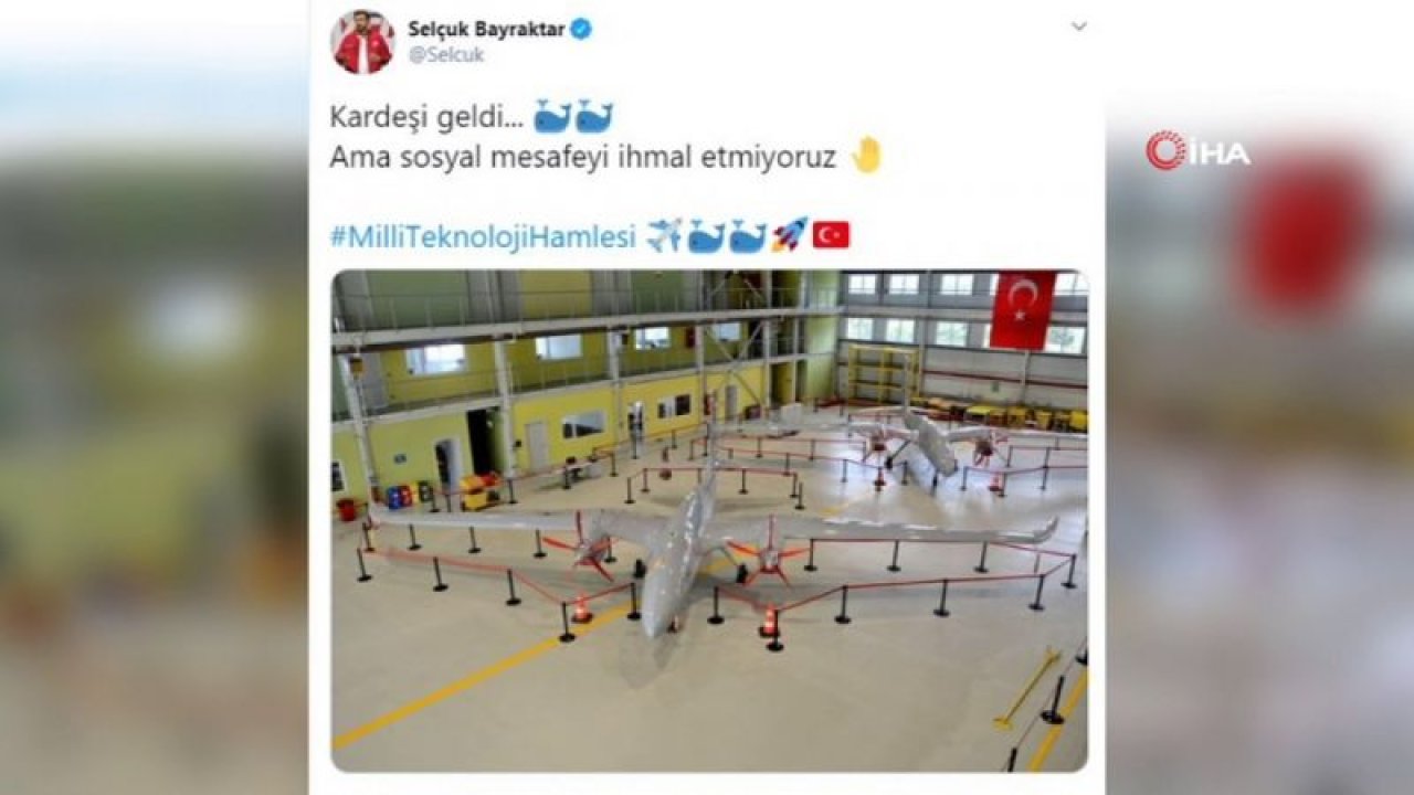 Selçuk Bayraktar’dan hava aracı paylaşımı