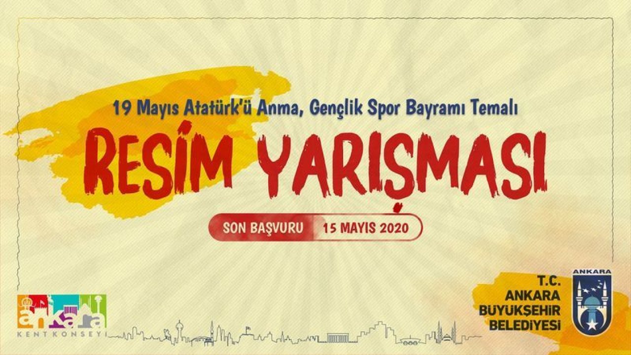 Ankara Büyükşehir Belediyesi'nden Ödüllü Resim Yarışması