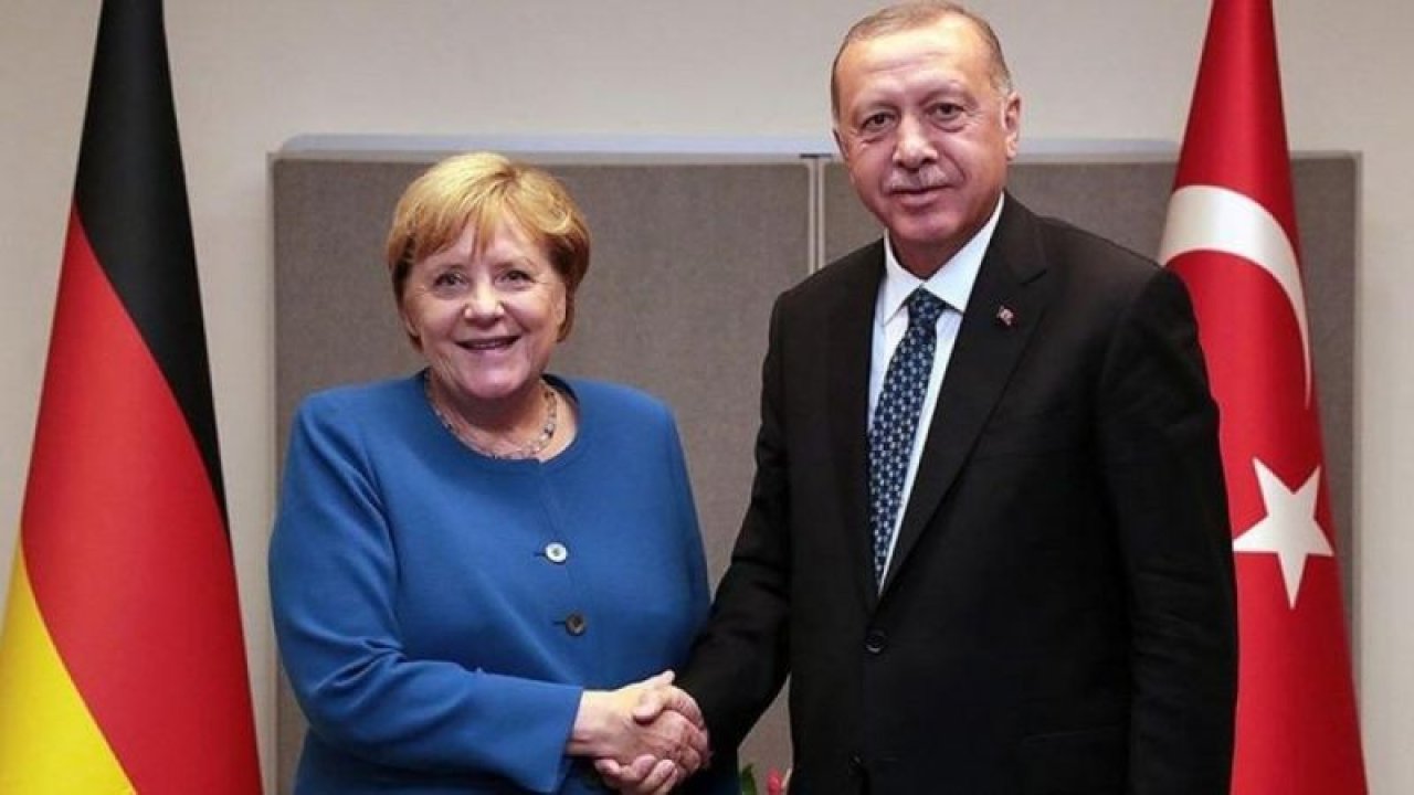 Cumhurbaşkanı Erdoğan, Merkel ile görüştü