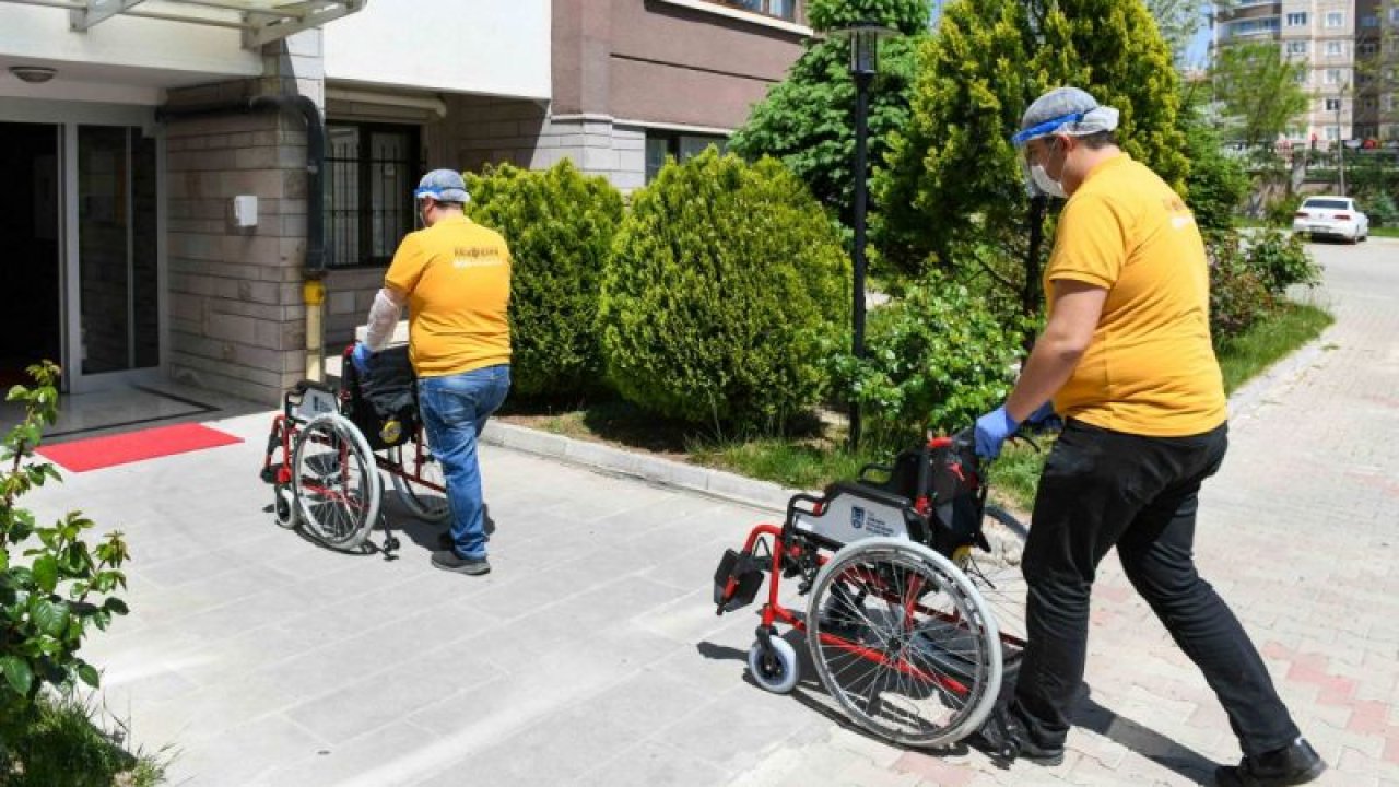 Ankara Büyükşehir Belediyesi'nden engelliler haftasına özel tekerlekli sandalye desteği
