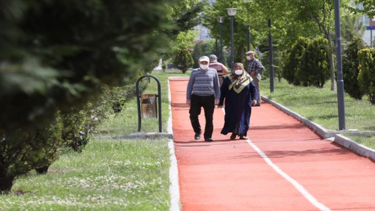 Etimesgut parkları 65 yaş üstü vatandaşlar için Moral oldu