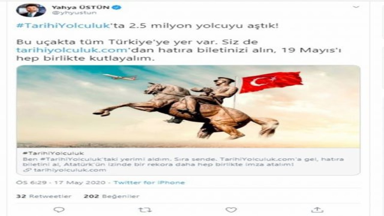 THY tarihi uçuş 2.5 milyon rekor yolcuya ulaştı