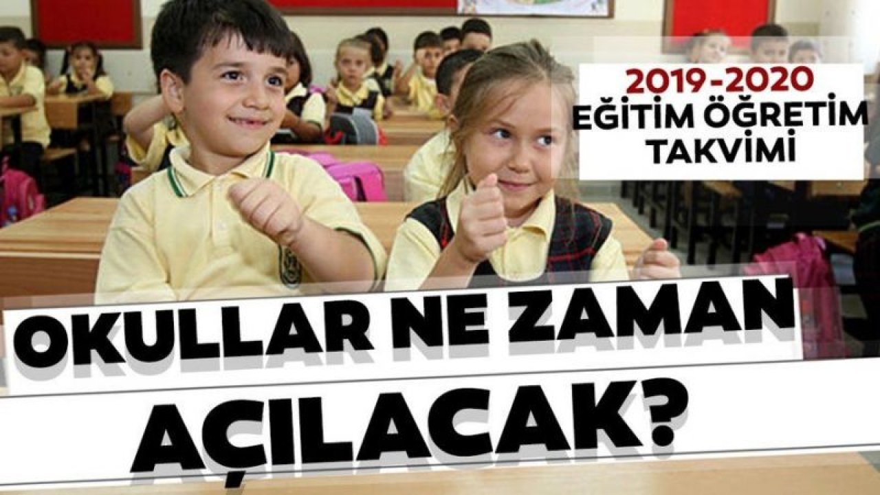 Ankara'da Okullar ne zaman açılacak? Okulların açılma tarihi belli oldu mu?