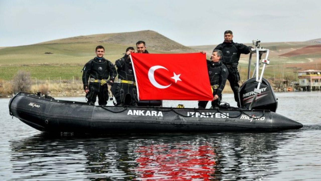 Ankara'da O kuruma "Su altı arama kurtarma" eğitimi veriliyor!