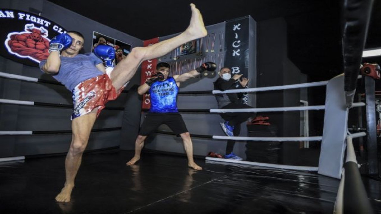 Kick Boks’ta aylar sonra antrenman heyecanı