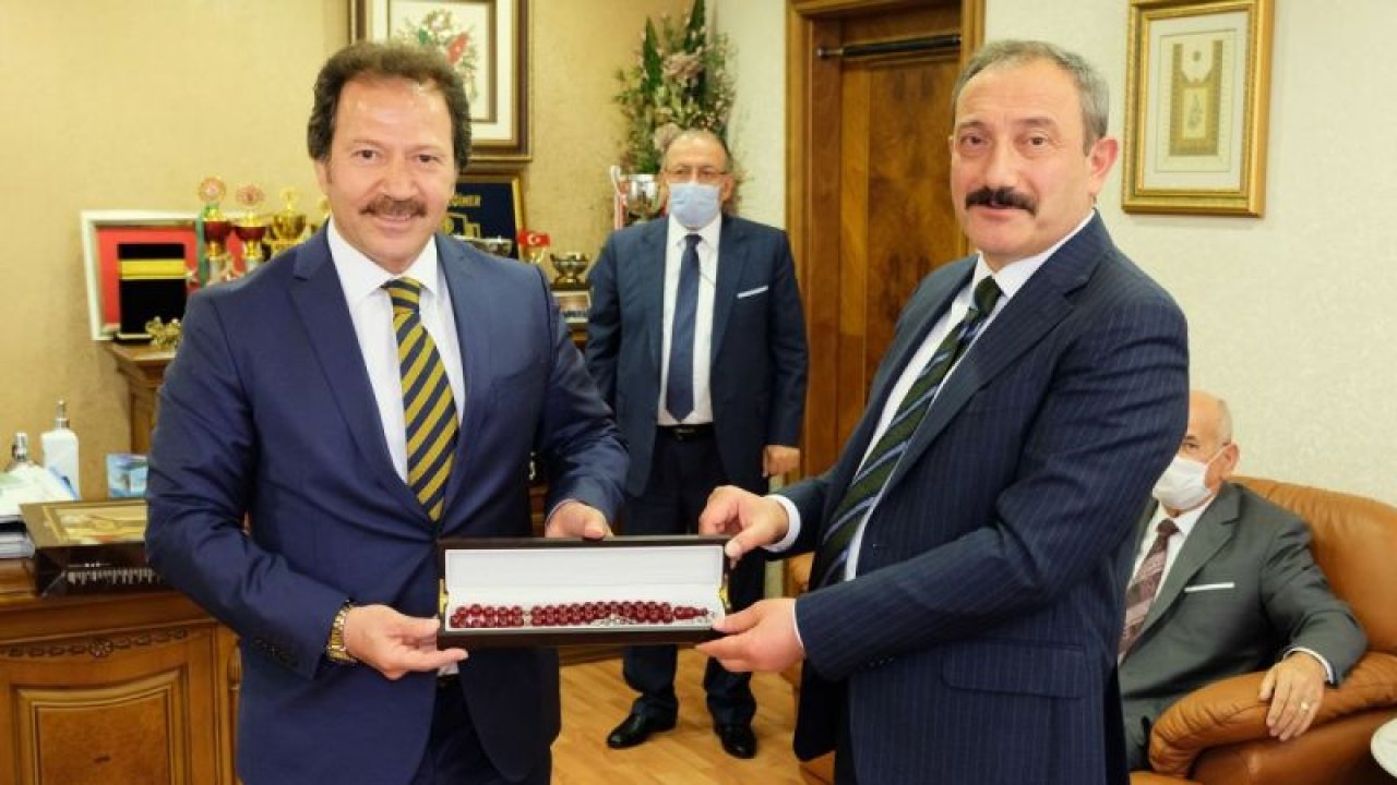 Ankara İl Emniyet Müdürü Yılmaz'dan ANKESOB Başkanı Yiğiner'e ziyaret