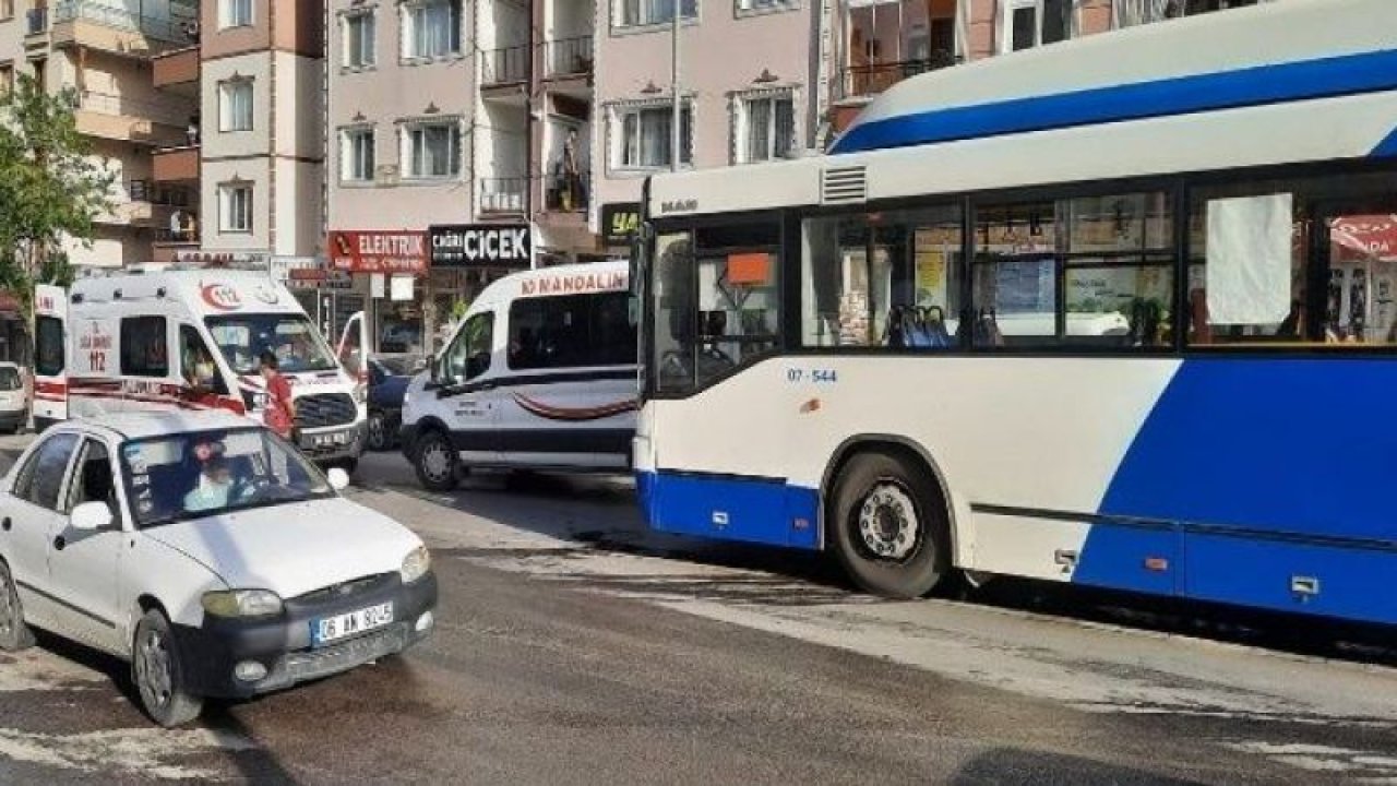 Başkent'te korkutan kaza! Kamyon EGO otobüsüne çarptı...