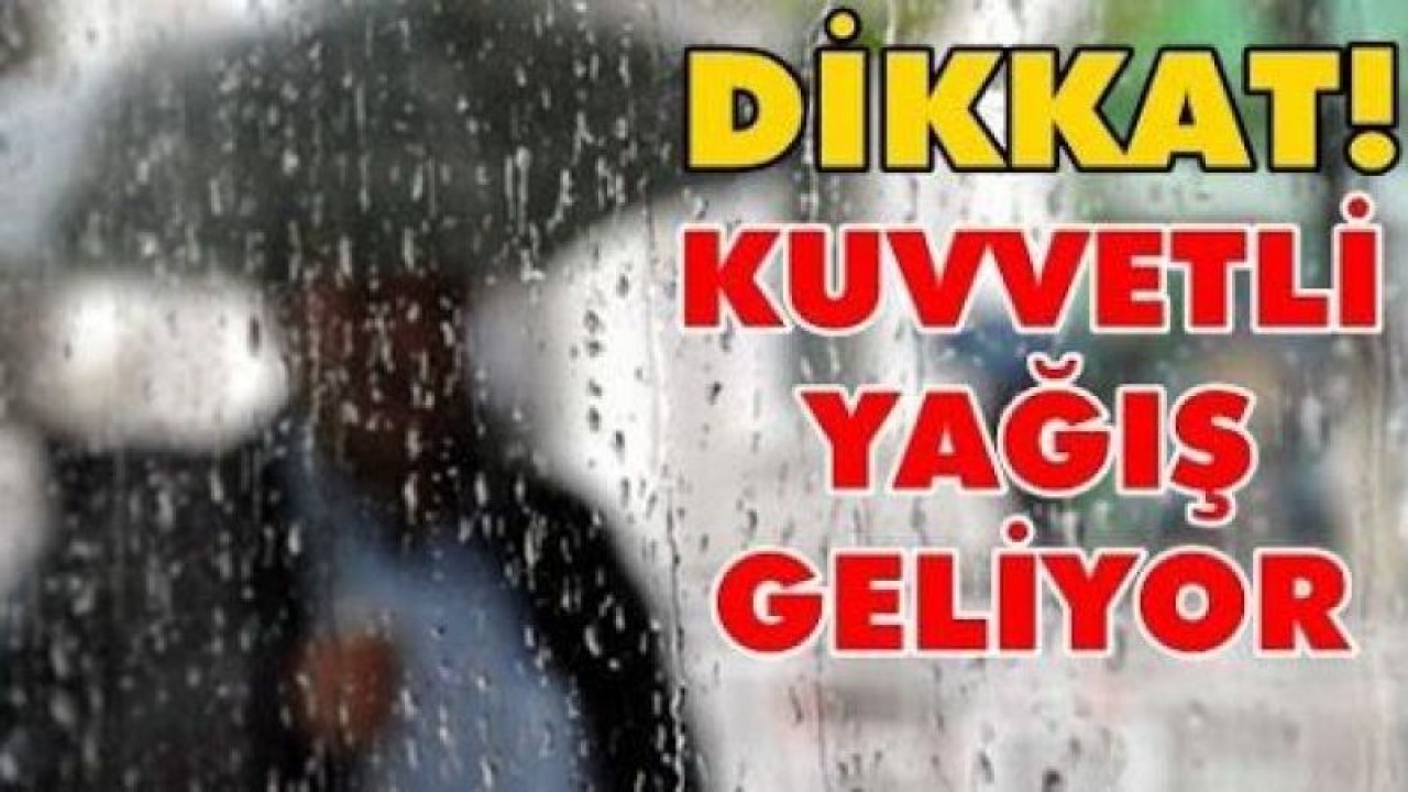 Ankara Valiliğ uyardı! Ankara'da sağanak yağış uyarısı