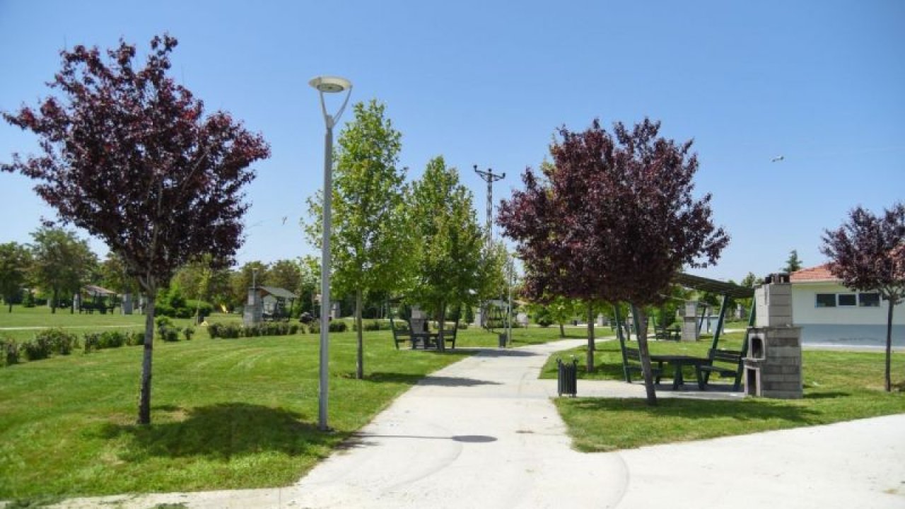 Ankara Altındağ’da parklar yaza hazır