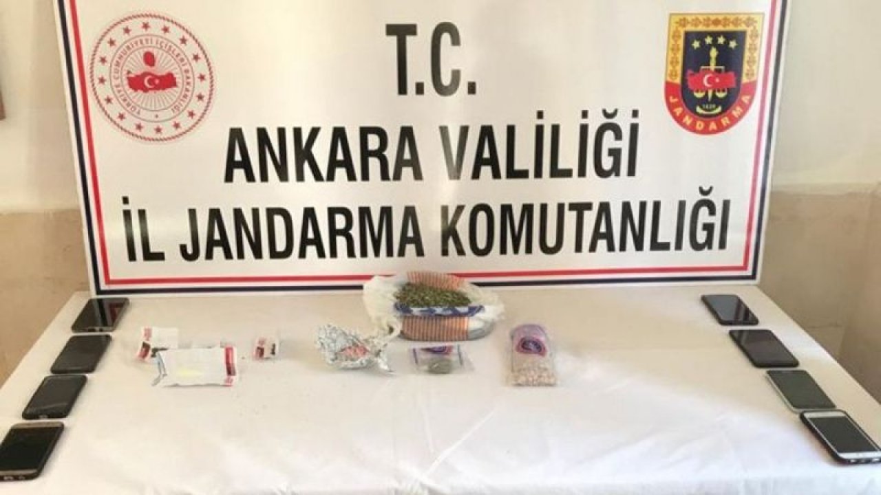 Ankara’da jandarmadan uyuşturucu tacirlerine operasyon