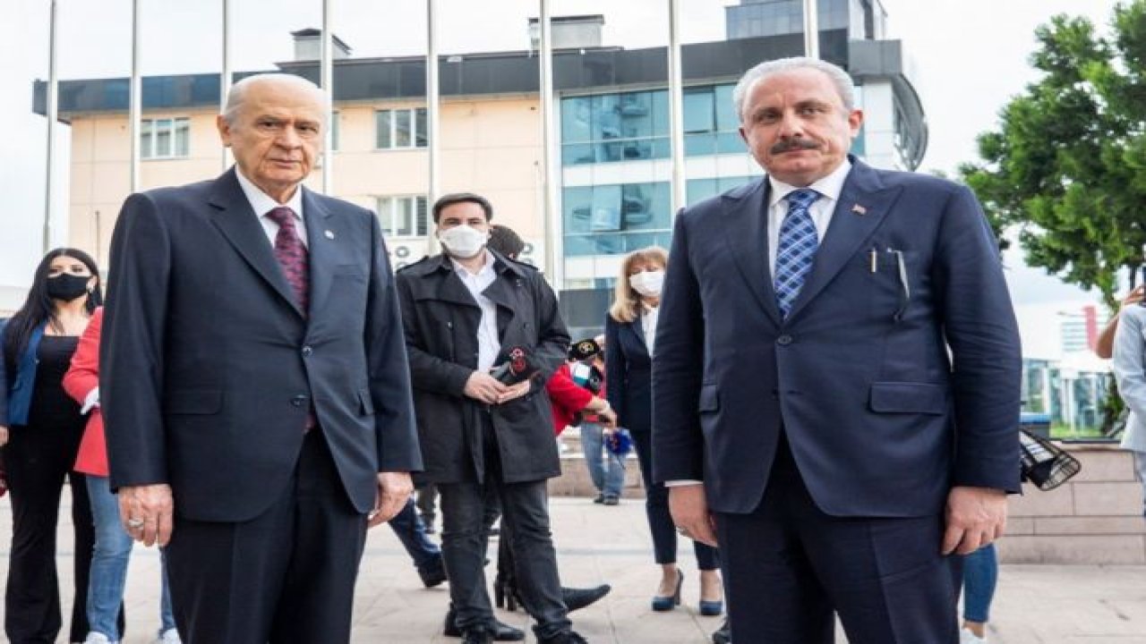 TBMM Başkanı Şentop, Bahçeli görüşmesi sona erdi