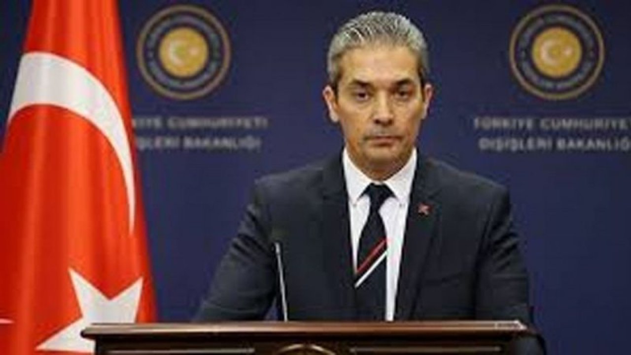 Dışişleri Bakanlığı Sözcüsü Aksoy’dan ABD’li kuruluşa tepki