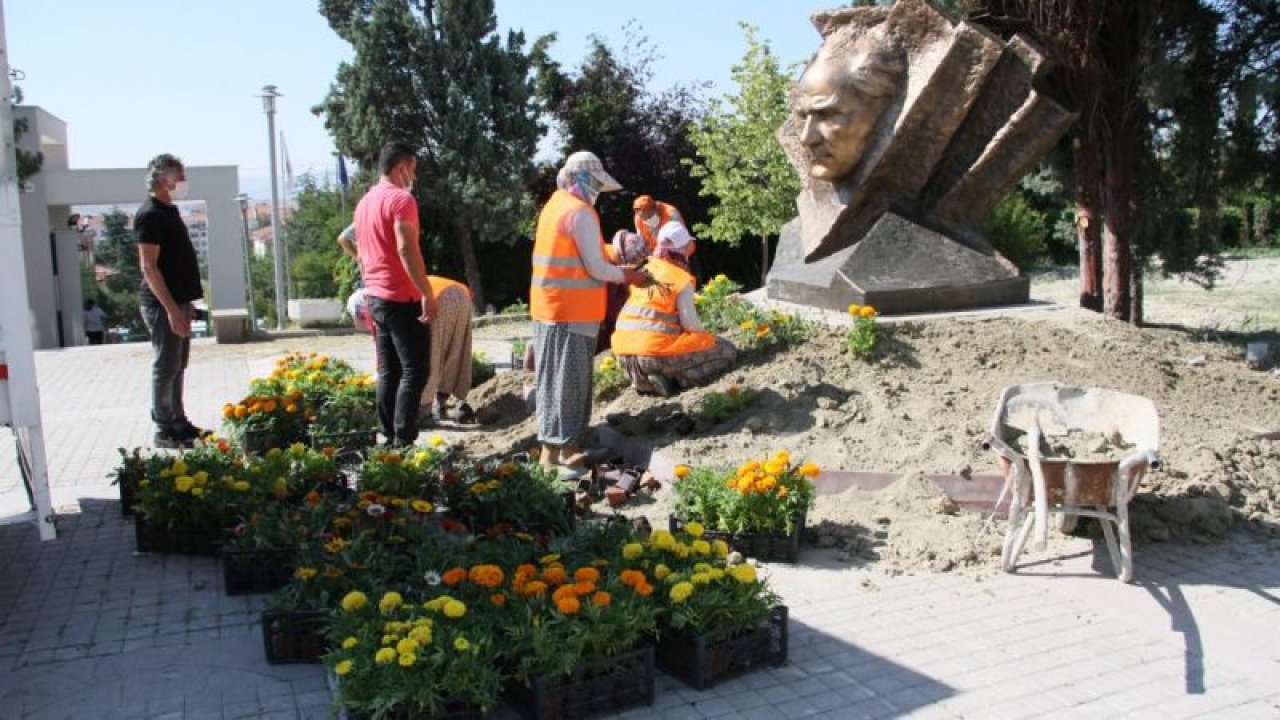 Beypazarı Belediyesi'nden çevre temizleme ve düzenleme çalışması