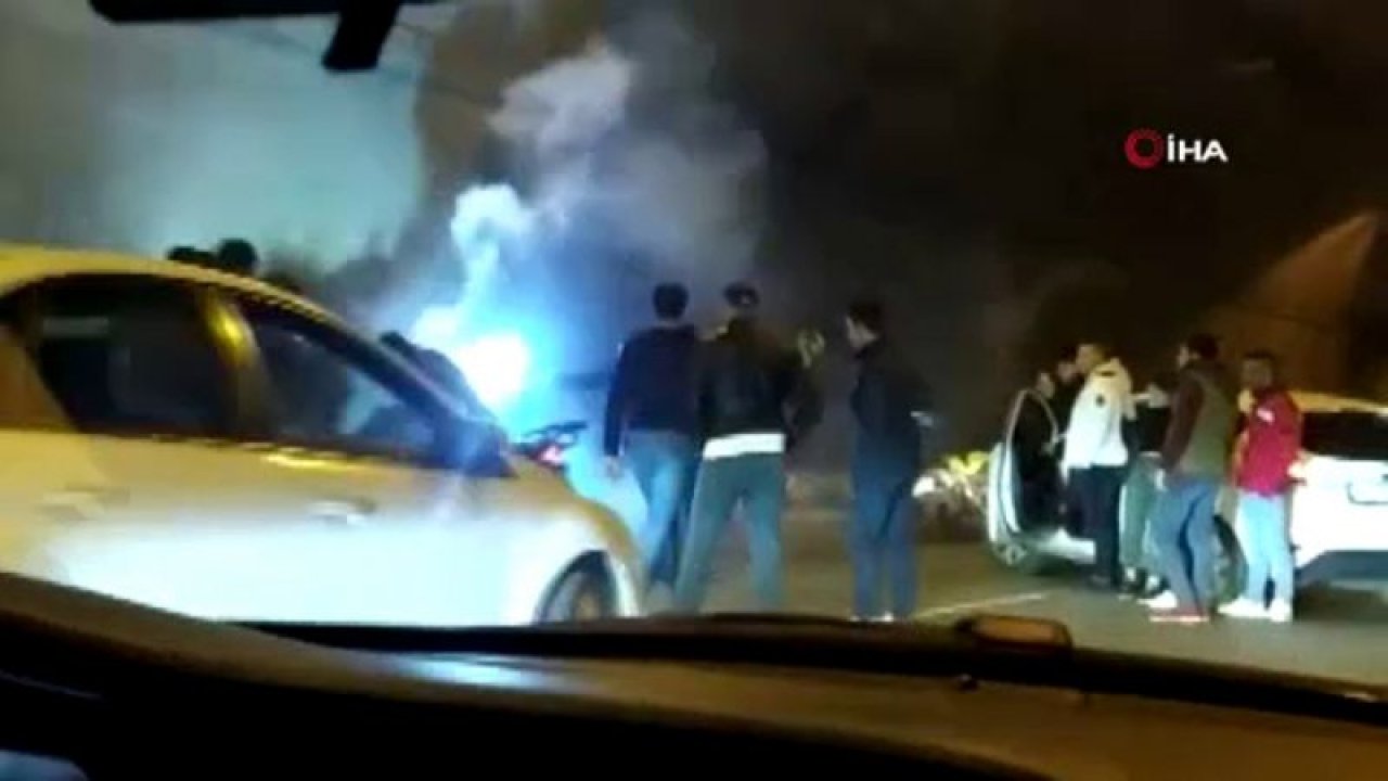Asker uğurlamak için tünel kapatan magandalar yakalandı -Video Haber