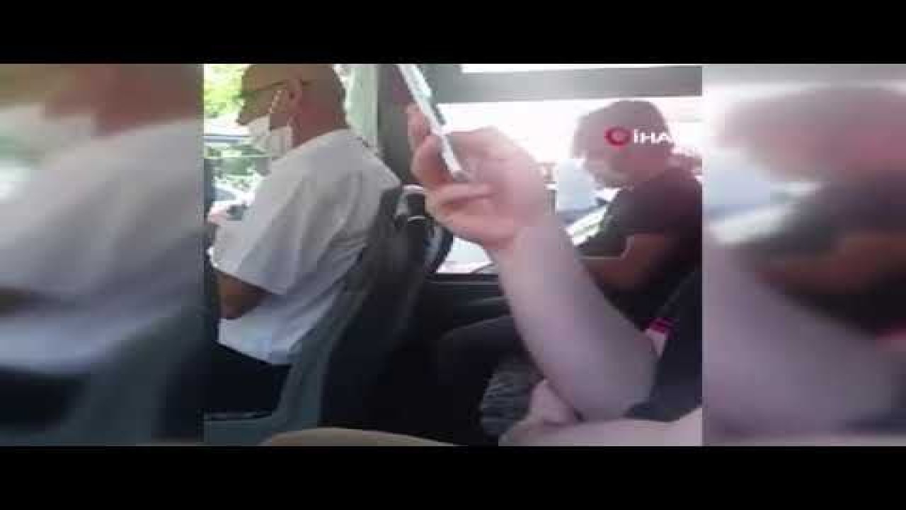 İlginç savunma! Otobüste maske gerginliği yaşandı! - Video Haber