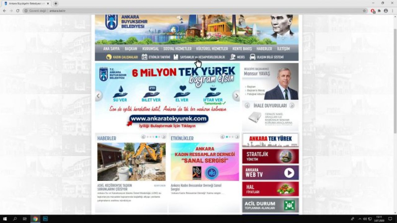 Ankara Büyükşehir’de ‘Halka Açık Belediyecilik’ devam ediyor